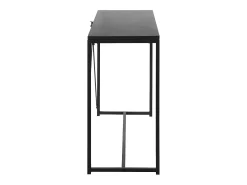 Consola de metal, 120cm negro
