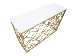 Consola de mármol estrella 120X40X80 cm