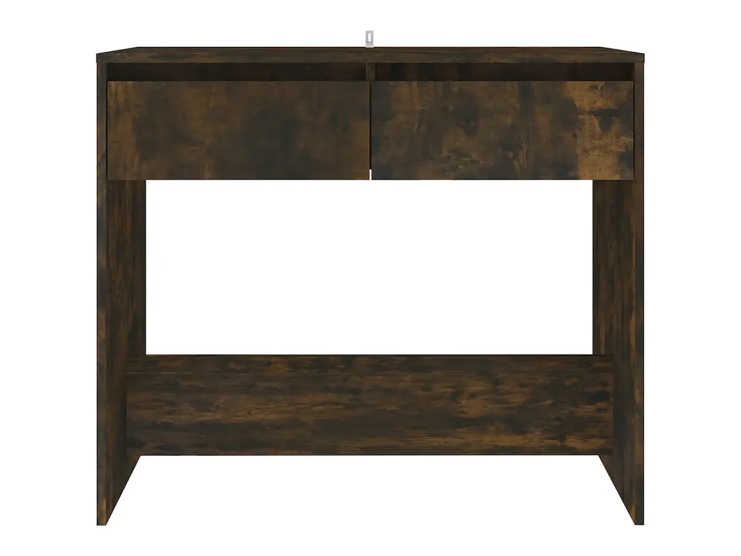 Consola de roble ahumado 89x41x76,5 cm madera de ingeniería