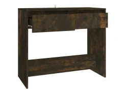 Consola de roble ahumado 89x41x76,5 cm madera de ingeniería