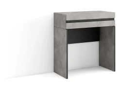 Consola entrada, 70x35x75cm, Recibidor, Con almacenamiento, Cemento