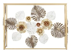 Consola Hoja 71, Multicolor, 113x40x80 cm, Kendra Home