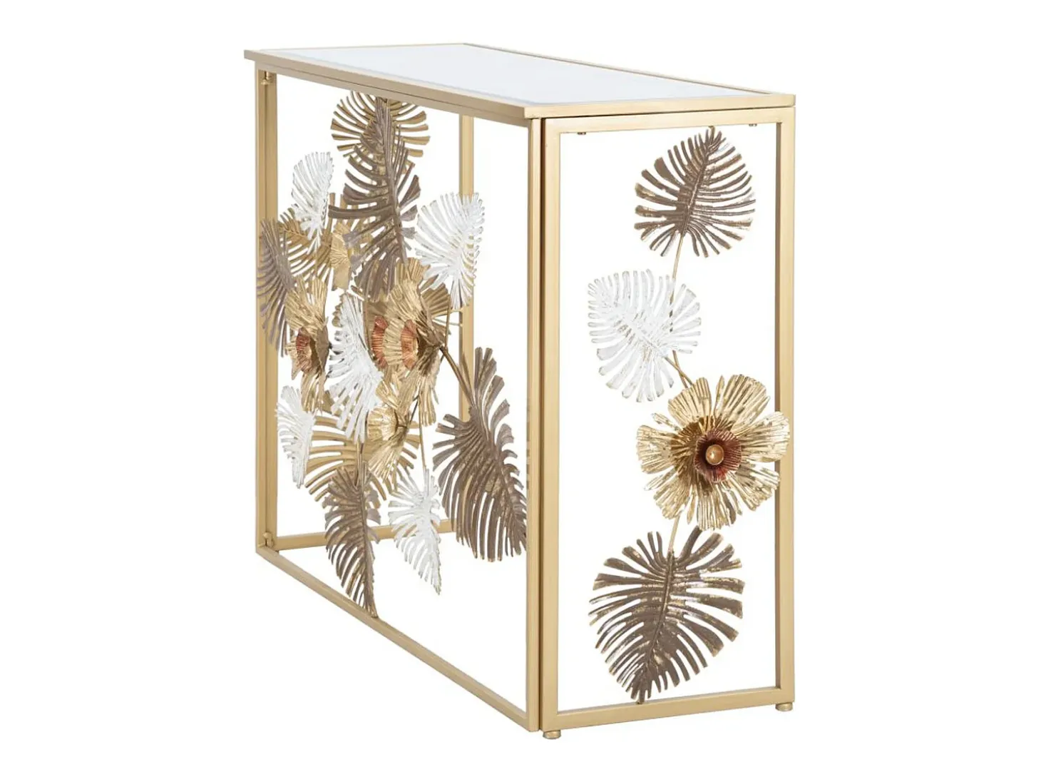 Consola Hoja 71, Multicolor, 113x40x80 cm, Kendra Home