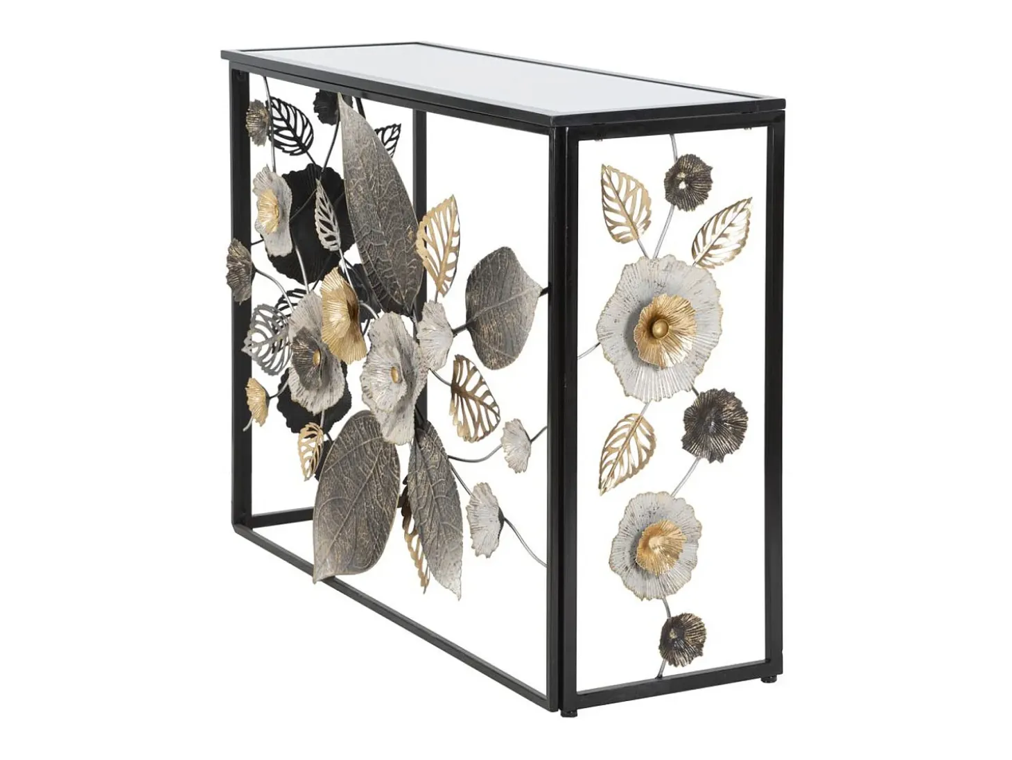 Consola Hoja 70, Multicolor, 111,8x41,9x80 cm, Kendra Home