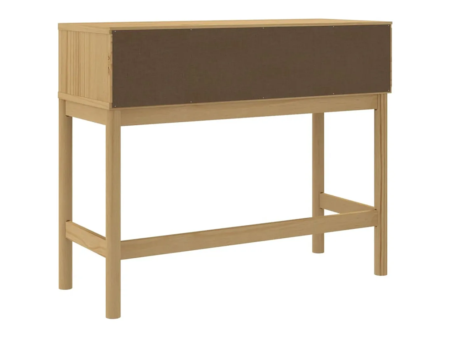 Consola marrón cera 89,5x36,5x73 cm pino macizo