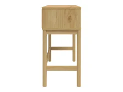 Consola marrón cera 89,5x36,5x73 cm pino macizo