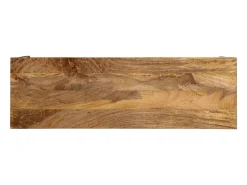 Consola marrón 110x35x76cm madera maciza de mango y hierro