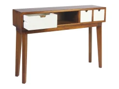 Consola Mindi Kretos de madera maciza 110 cm