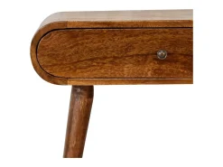 Consola Mini Round Chestnut