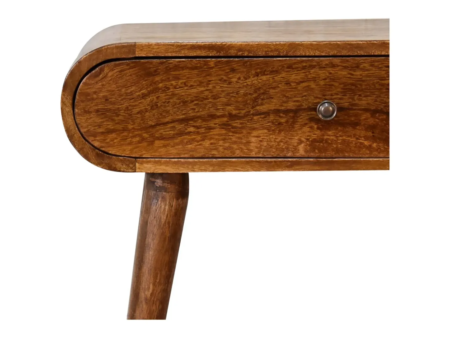 Consola Mini Round Chestnut