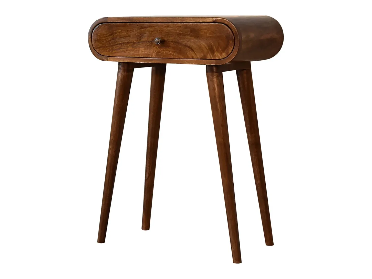 Consola Mini Round Chestnut