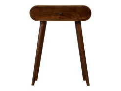 Consola Mini Round Chestnut