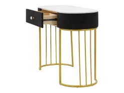 Consola Montpellier negra 100X43X74 cm