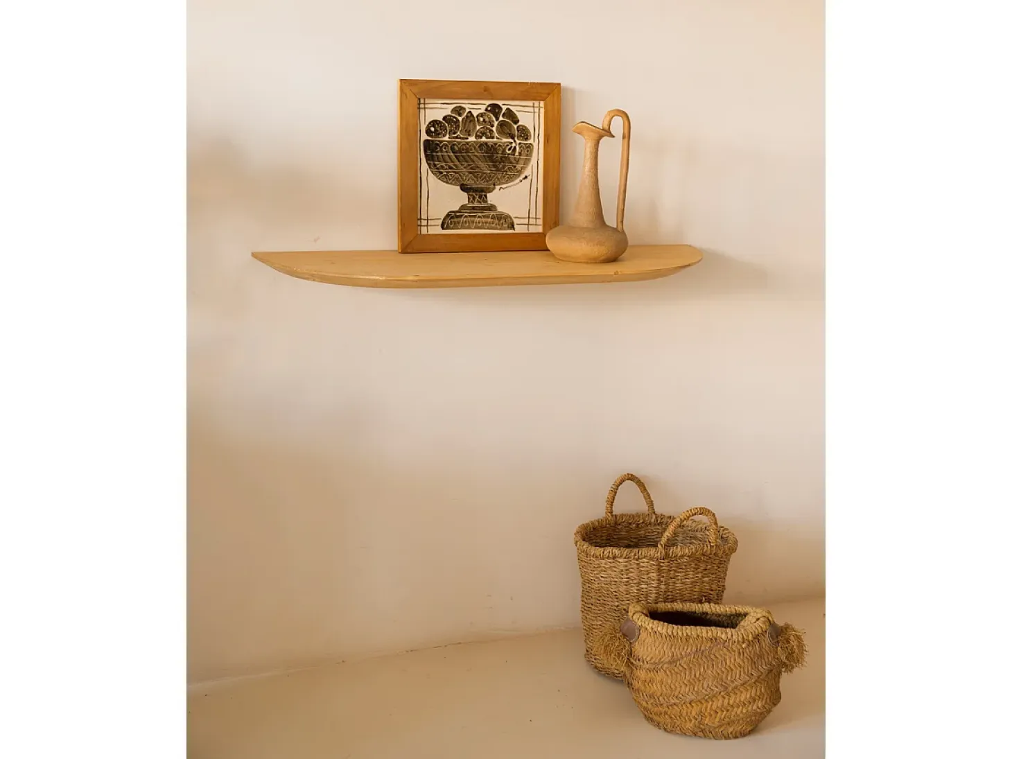 Consola Recibidor de madera roble medio - BLOOM - DECOWOOD