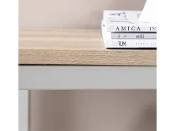 Consola Rise con estante 30x110 cm decoración fresno, gris.
