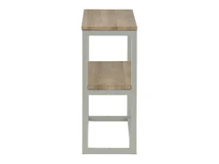Consola Rise con estante 30x110 cm decoración fresno, gris.