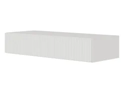 Consola suspendida con cajón - Blanca - 90 cm - VELDIO