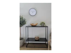 Consola Vita, Negro, 36x80x80 cm, Kendra Home