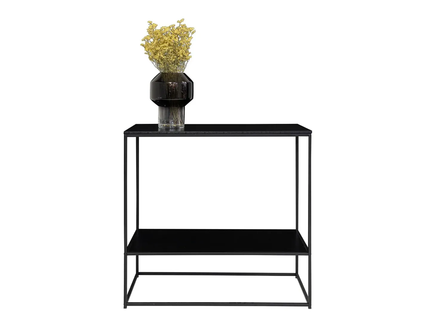 Consola Vita, Negro, 36x80x80 cm, Kendra Home