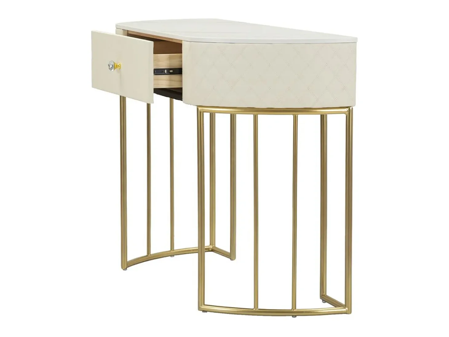 Consola VKH607, Blanco, 100x40x75 cm, Kendra Home