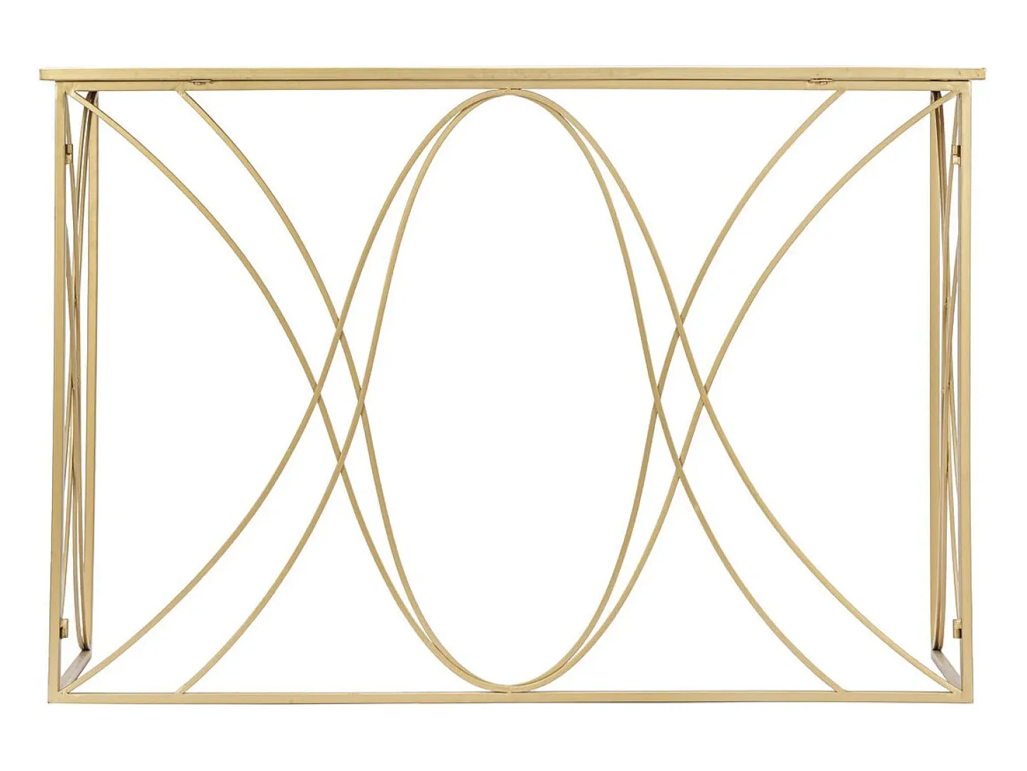 Consola VKH627, Oro, 120x40x80 cm, Kendra Home