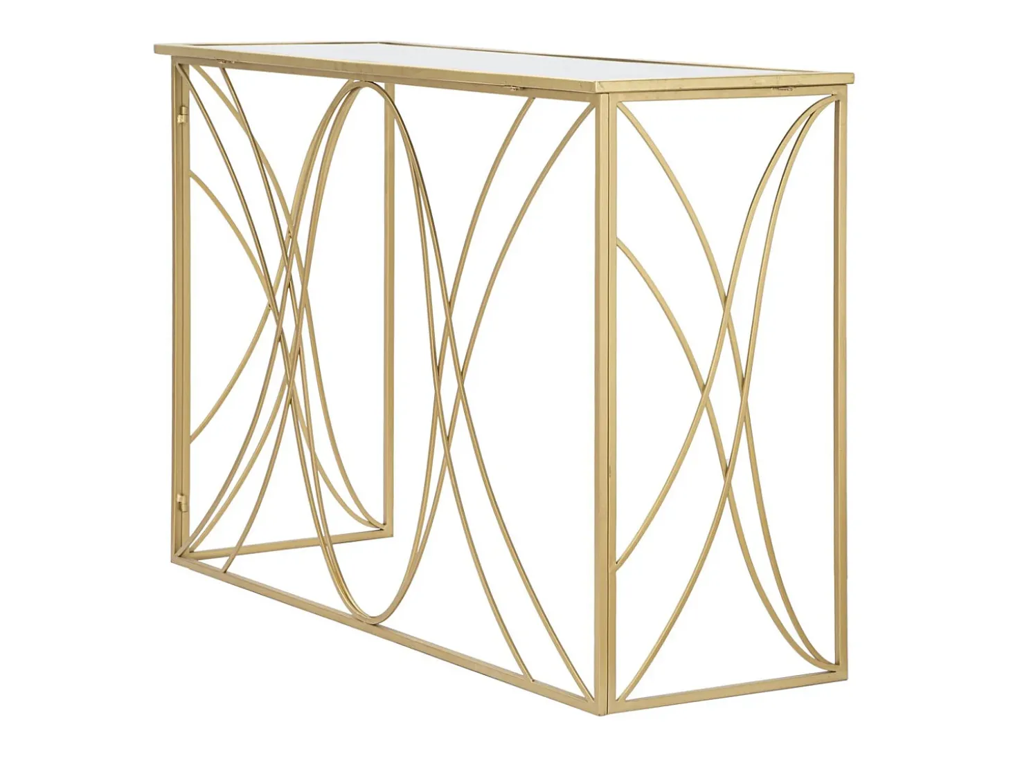 Consola VKH627, Oro, 120x40x80 cm, Kendra Home