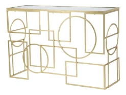 Consola VKH625, Oro, 120x41x81 cm, Kendra Home