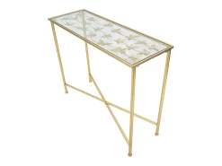 Consola VKH629, Oro, 100x35x80 cm, Kendra Home
