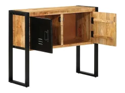 Consola 90x35x75 cm madera maciza de mango en bruto