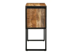 Consola 90x35x75 cm madera maciza de mango en bruto