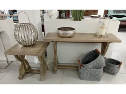 Consola 132x76x46 cm madera natural clara Avola AV1934-4