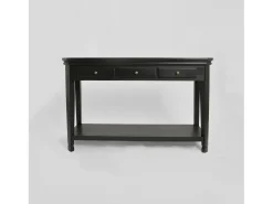 Consola 128x80x40 cm negra Cesena CE012