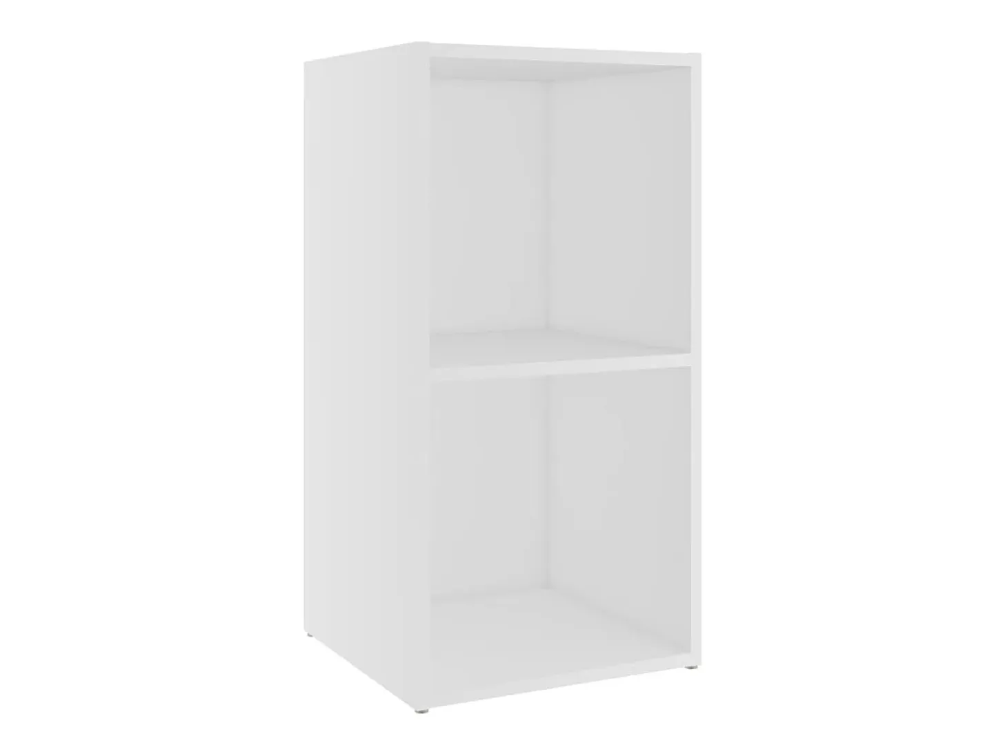 Cootehall Mueble para TV madera contrachapada blanco 72x35x36,5 cm