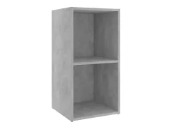 Cootehall Mueble para TV madera contrachapada gris hormigón 72x35x36,5 cm