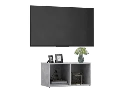 Cootehall Mueble para TV madera contrachapada gris hormigón 72x35x36,5 cm