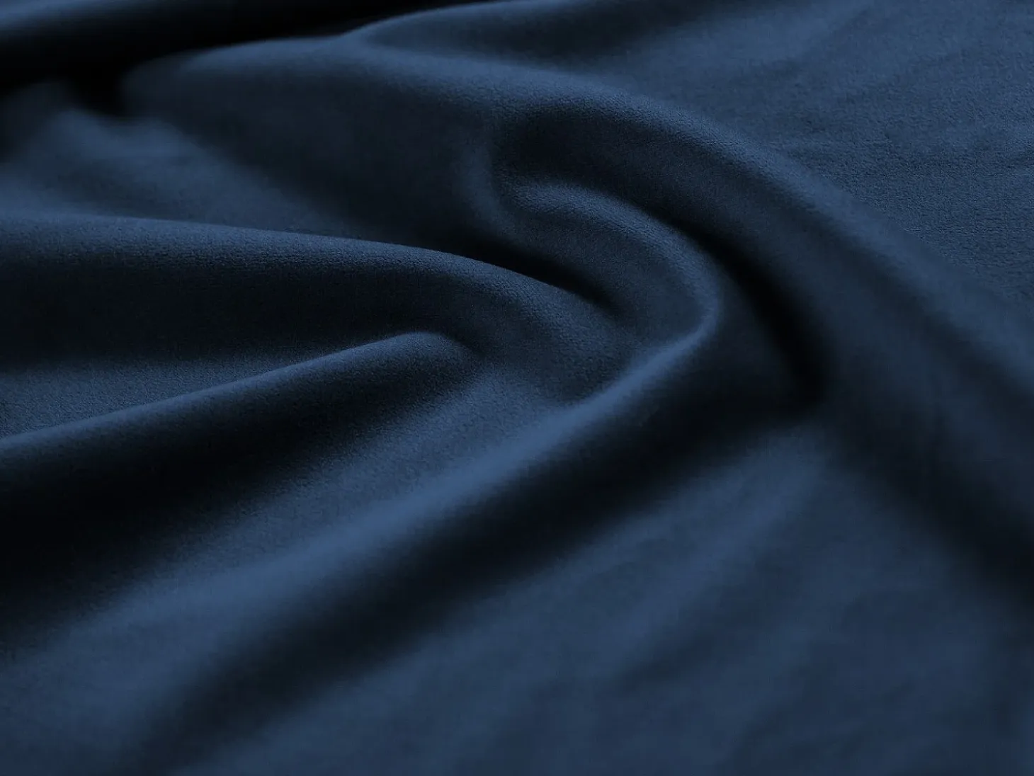 Cosmopolitan Design - Sofá "Vienna" 4 plazas de terciopelo azul regio - 230x92x95cm