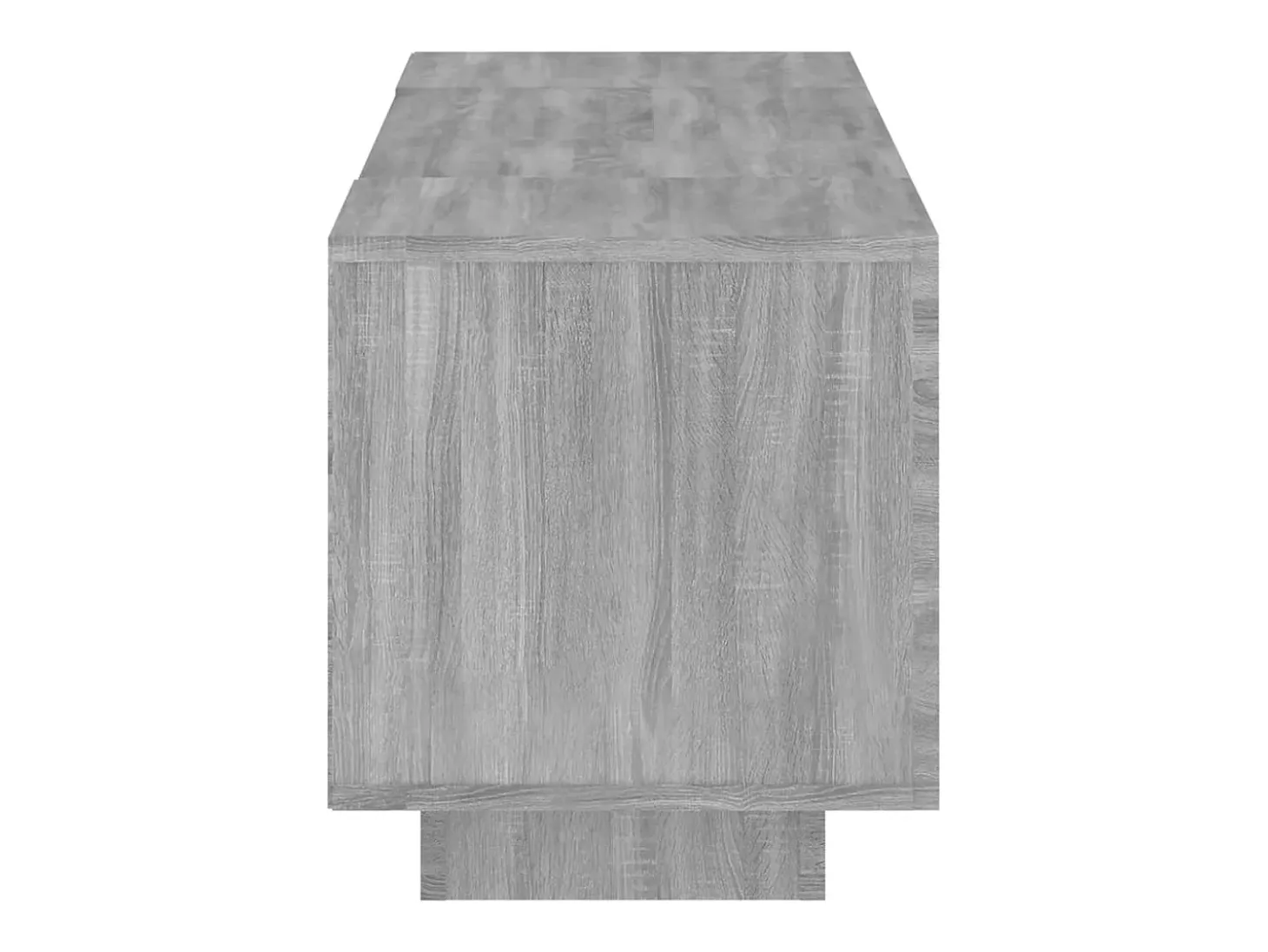 Crescent City Mueble de TV con luces LED gris Sonoma 160x35x40 cm