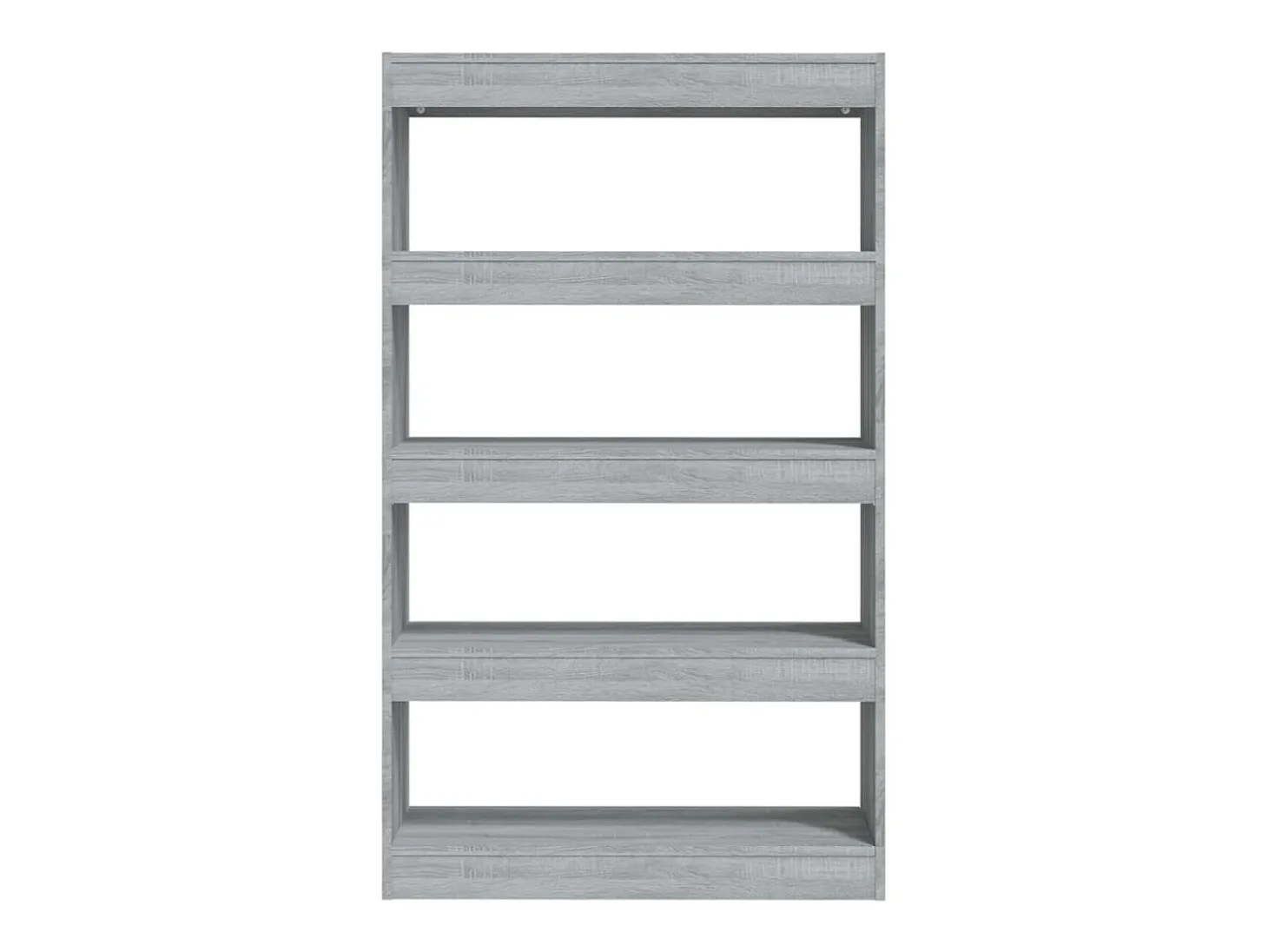 Crescent Springs Estantería/divisor madera ingeniería gris Sonoma 80x30x135 cm