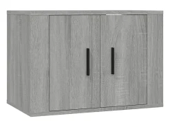 Crofton Muebles para TV de pared 2 uds gris Sonoma 57x34,5x40 cm