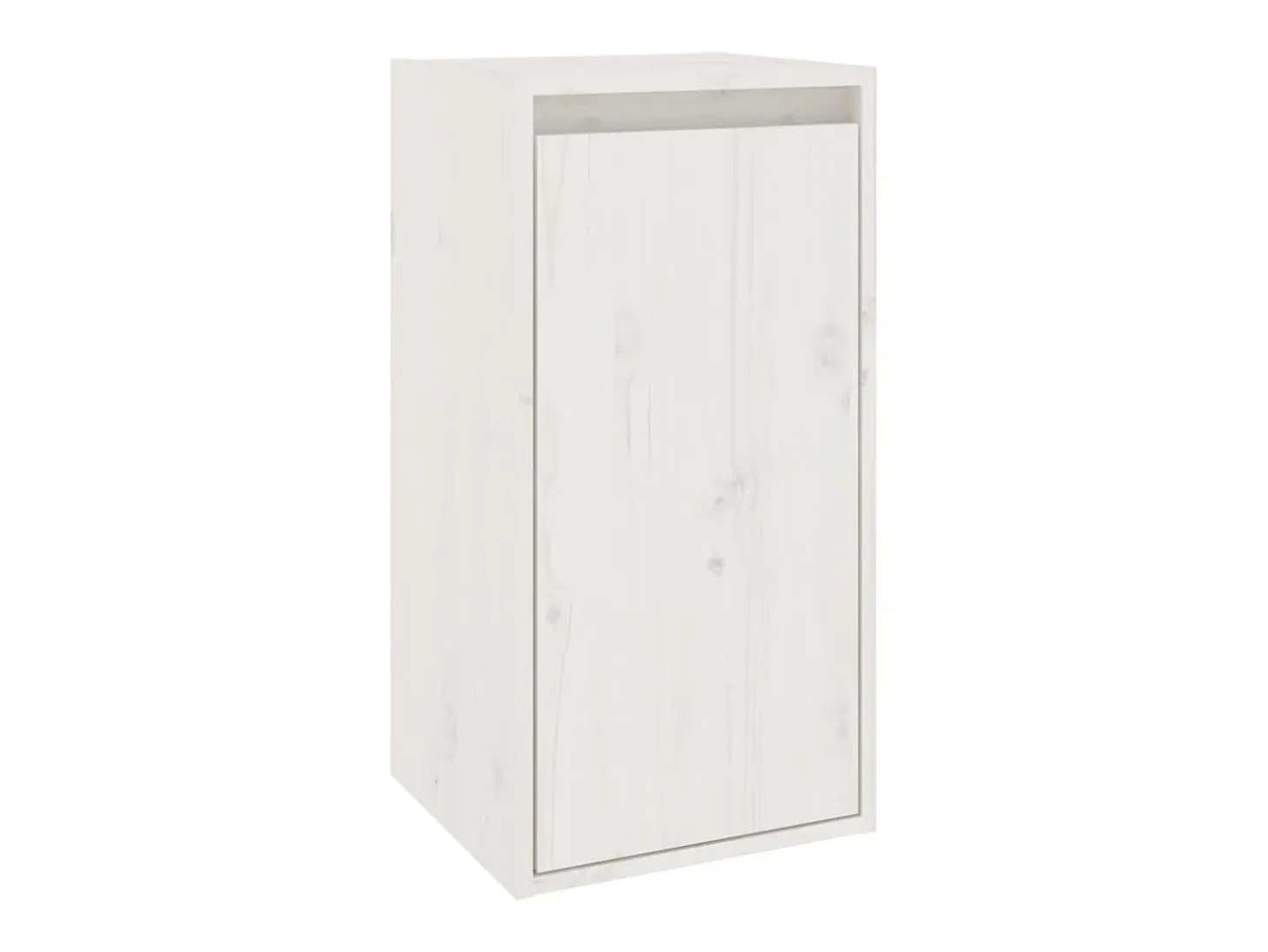 Daelyra Muebles para TV 4 piezas madera maciza de pino blanco