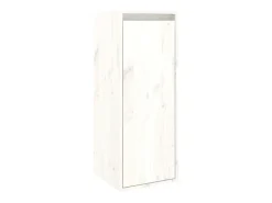 Daelyra Muebles para TV 4 piezas madera maciza de pino blanco