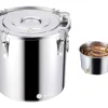 Destilador de Alcohol SucceBuy Destilador de Aguardiente de 50 L, Kit de Destilación de Agua y Alcohol, Acero Inoxidable