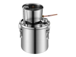 Destilador de Alcohol SucceBuy Destilador de Agua sin Gas de 11 L con Bomba de Agua de Acero Inoxidable