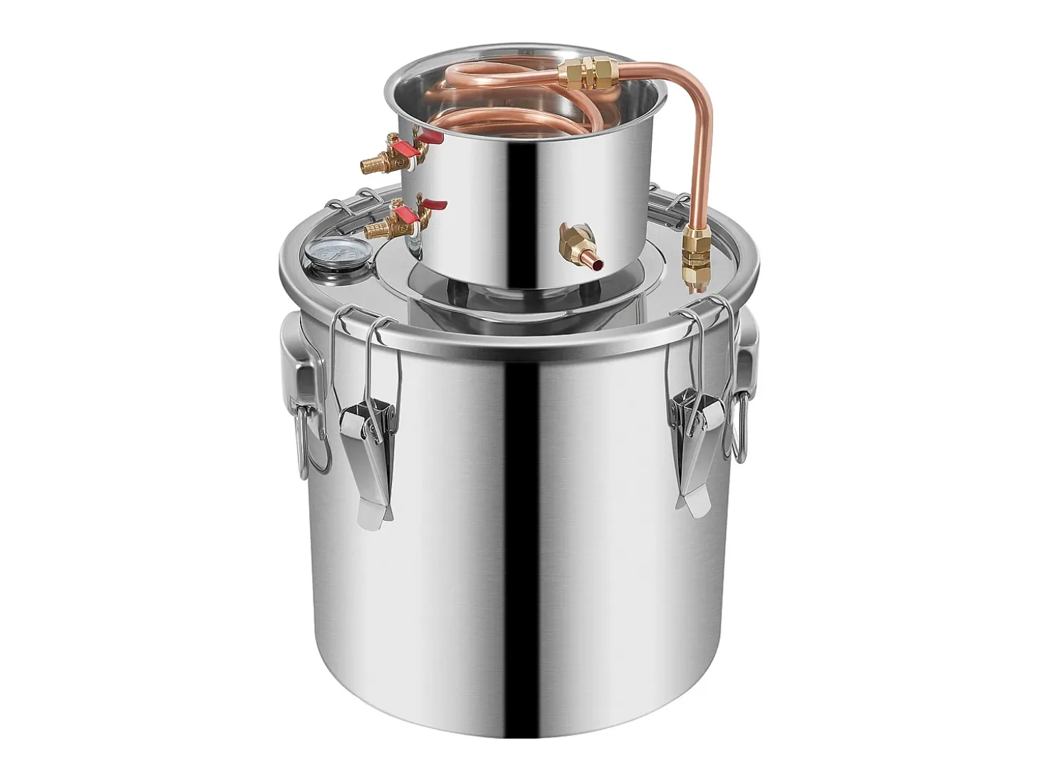 Destilador de Alcohol SucceBuy, 36 L, Fabricación de Whisky, Bomba de Agua, para Organizar Reuniones Familiares y Fiestas Festivas