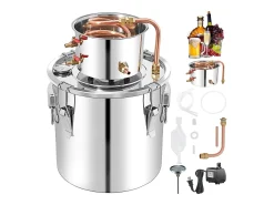 Destilador de Alcohol SucceBuy 50 L, Kit de Fabricación de Destilador de Alcohol con Bomba de Agua