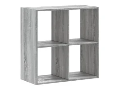 Digna Estantería de madera de ingeniería gris Sonoma 68,5x32x68,5 cm