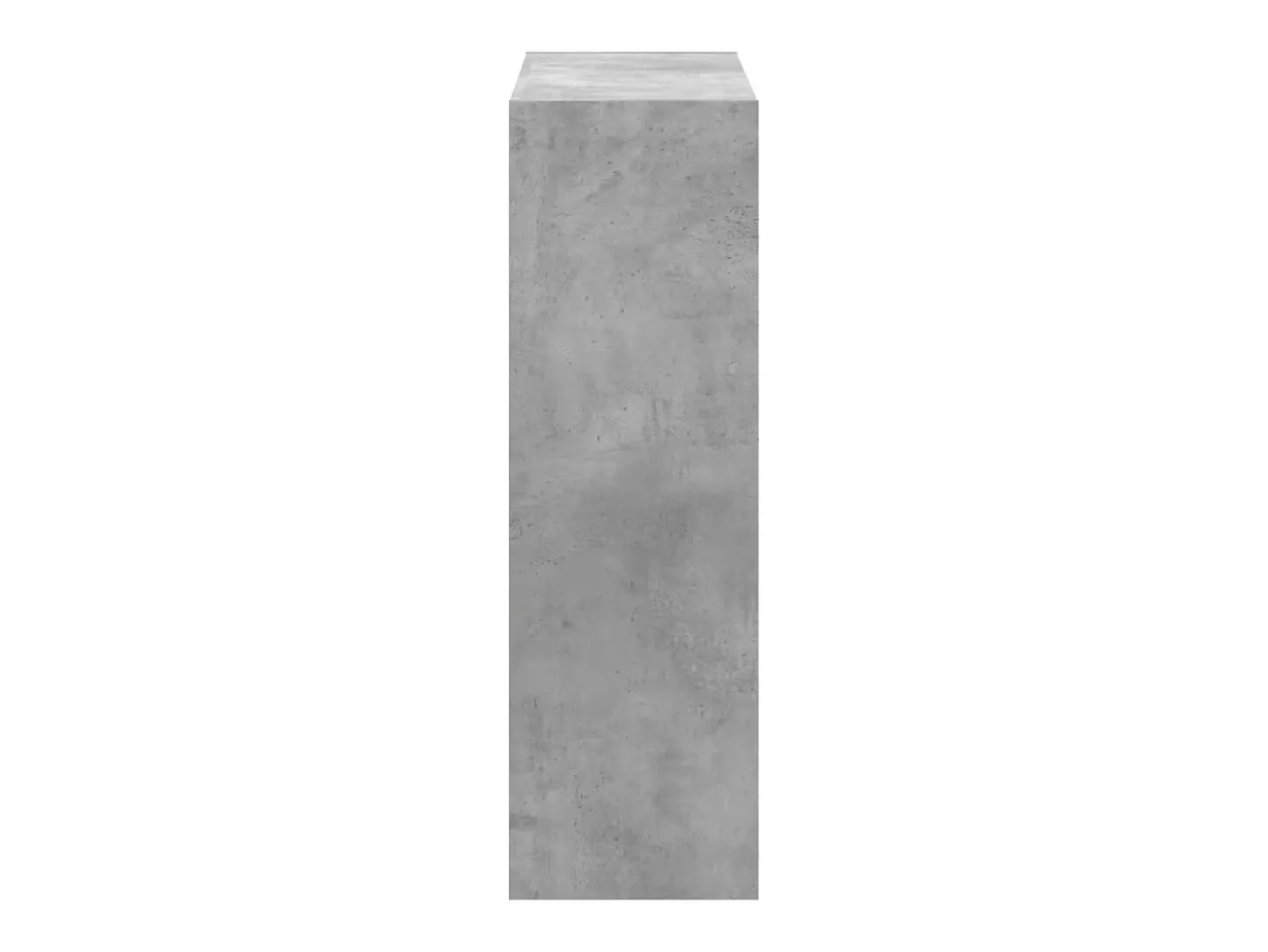 Digna Estantería de madera de ingeniería gris hormigón 102x32x102 cm