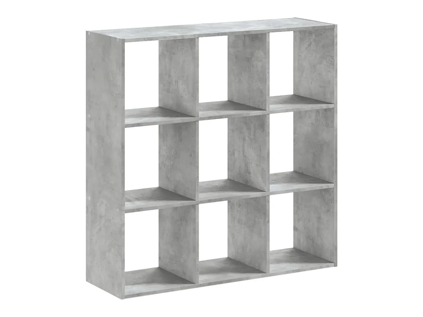 Digna Estantería de madera de ingeniería gris hormigón 102x32x102 cm