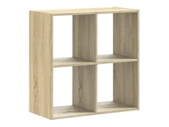 Digna Estantería madera de ingeniería roble Sonoma 68,5x32x68,5 cm