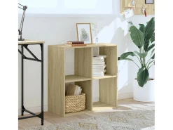 Digna Estantería madera de ingeniería roble Sonoma 68,5x32x68,5 cm